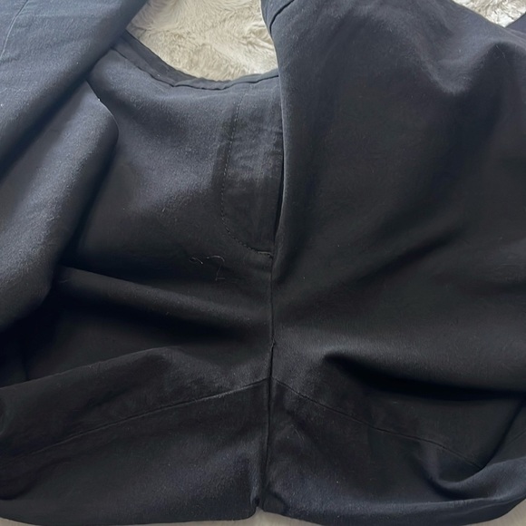 TALBOTS Hampshire Ankle Black pants Womens 14WP Cotton Blend Trousers - Picture 7 of 11